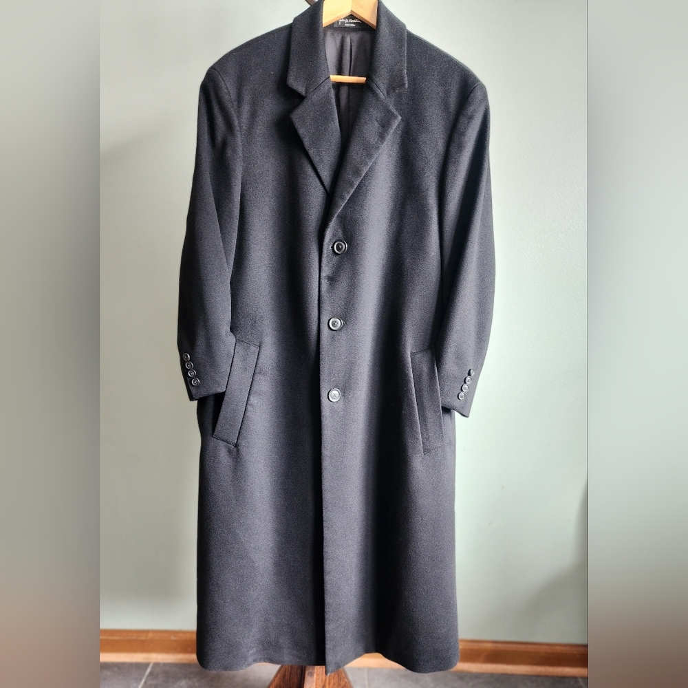 John W. Nordstrom 100% Cashmere Loro Piana Storm System Topcoat | 40S